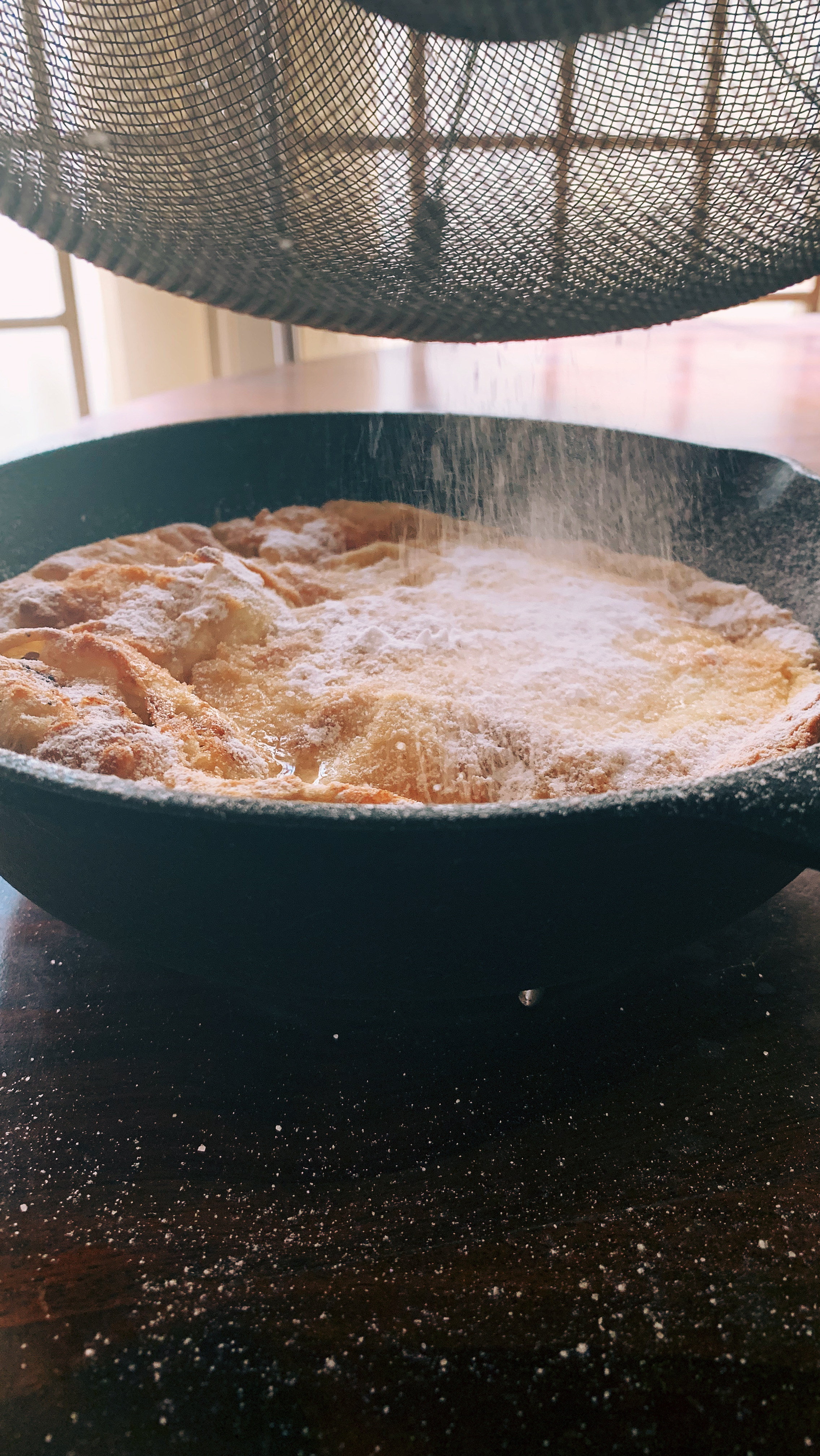 Dutch baby in the skillet